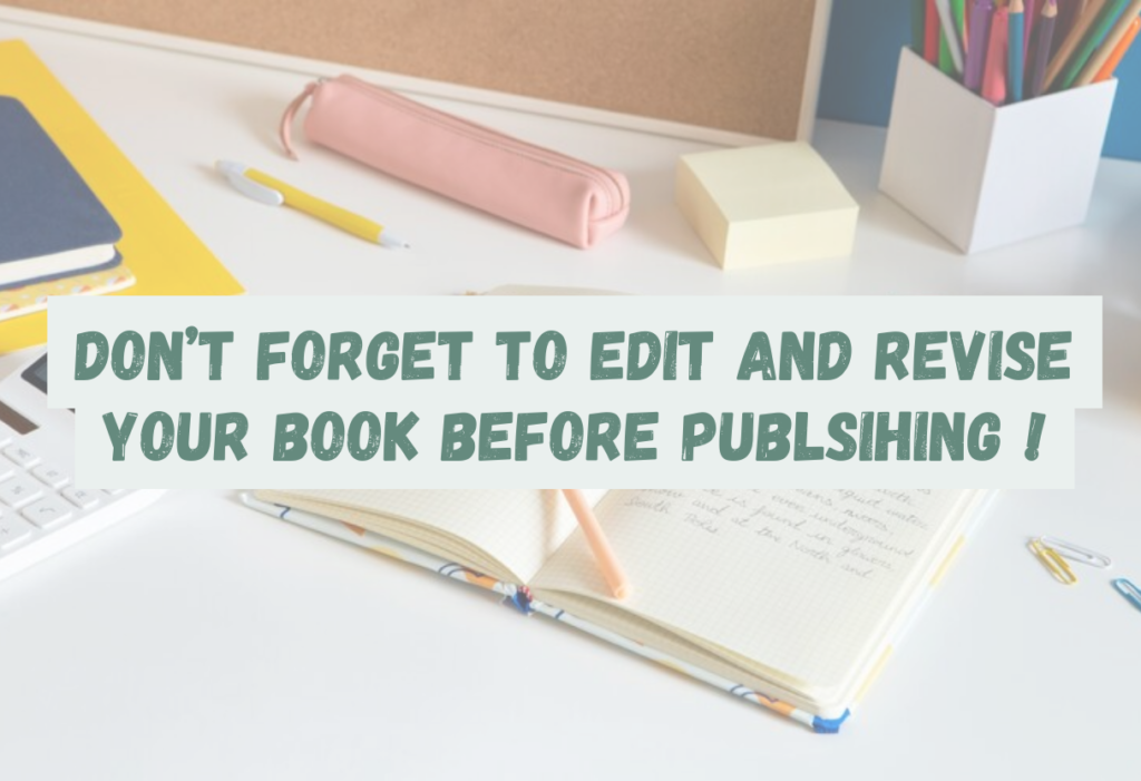 edit and revise your book